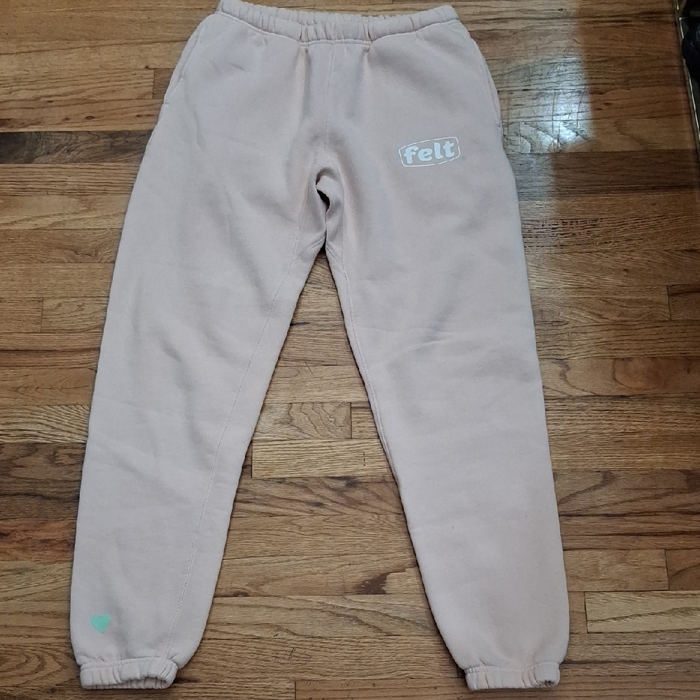 Felt Pink Sweatpants_1